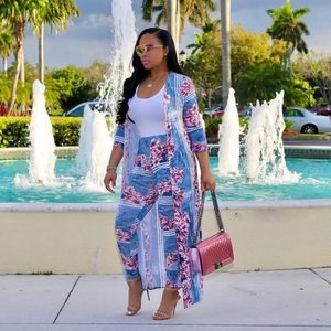 Two piece pants suits